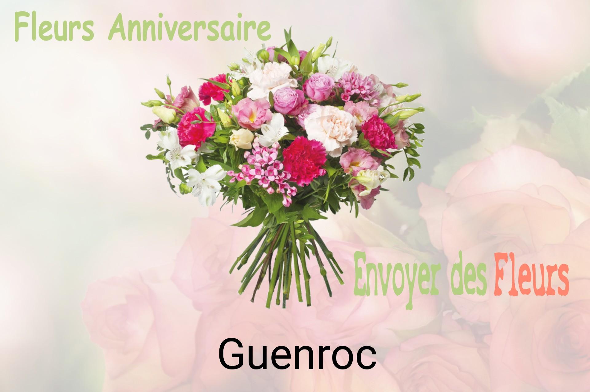 Bouquet de fleurs d’anniversaire livré à Guenroc